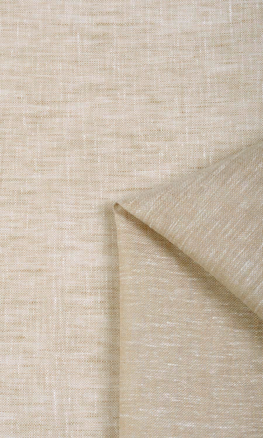 Sheer Linen Home Décor Fabric By the Yard (Beige)