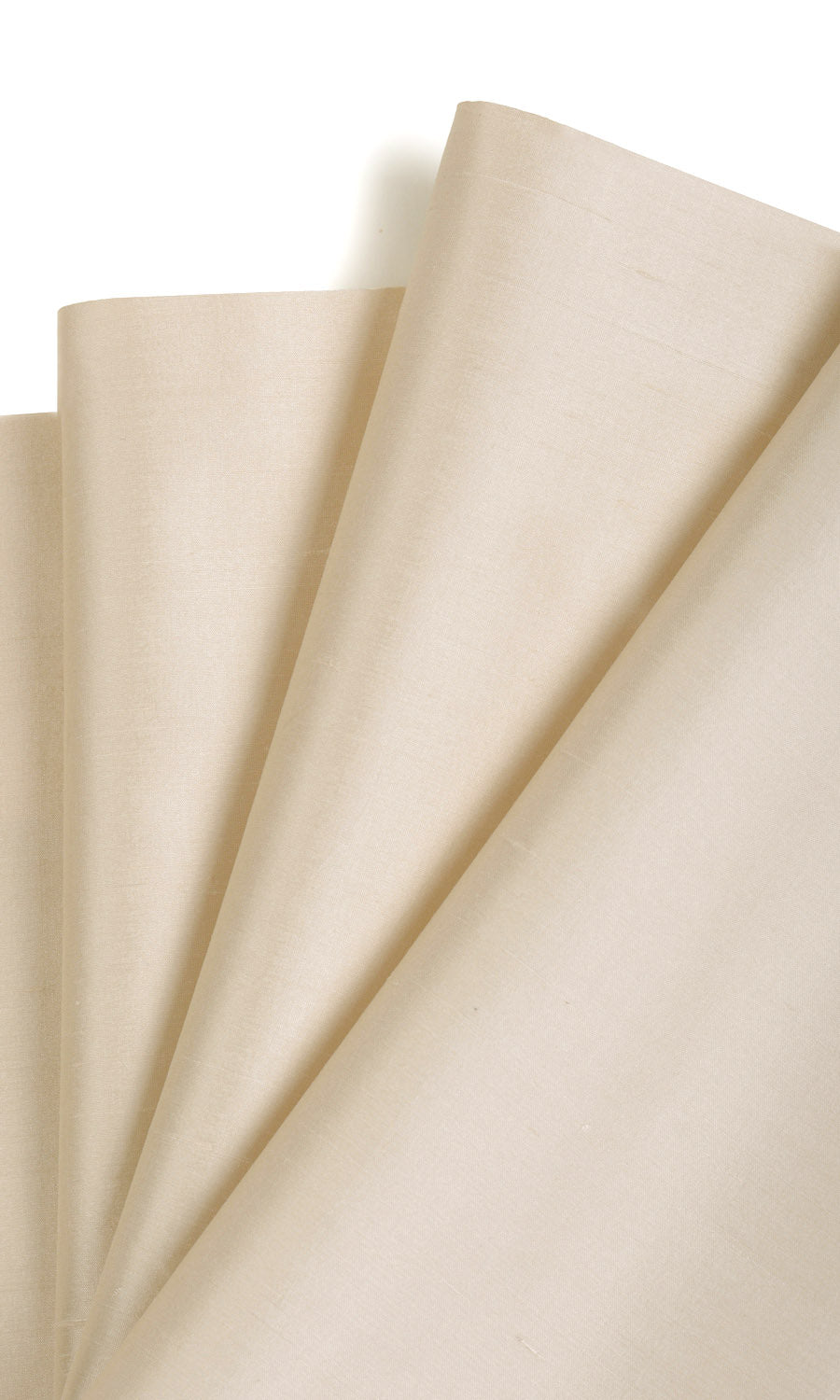 Shantung Silk Home Textile Fabric Material By the Yard (Pale Beige)