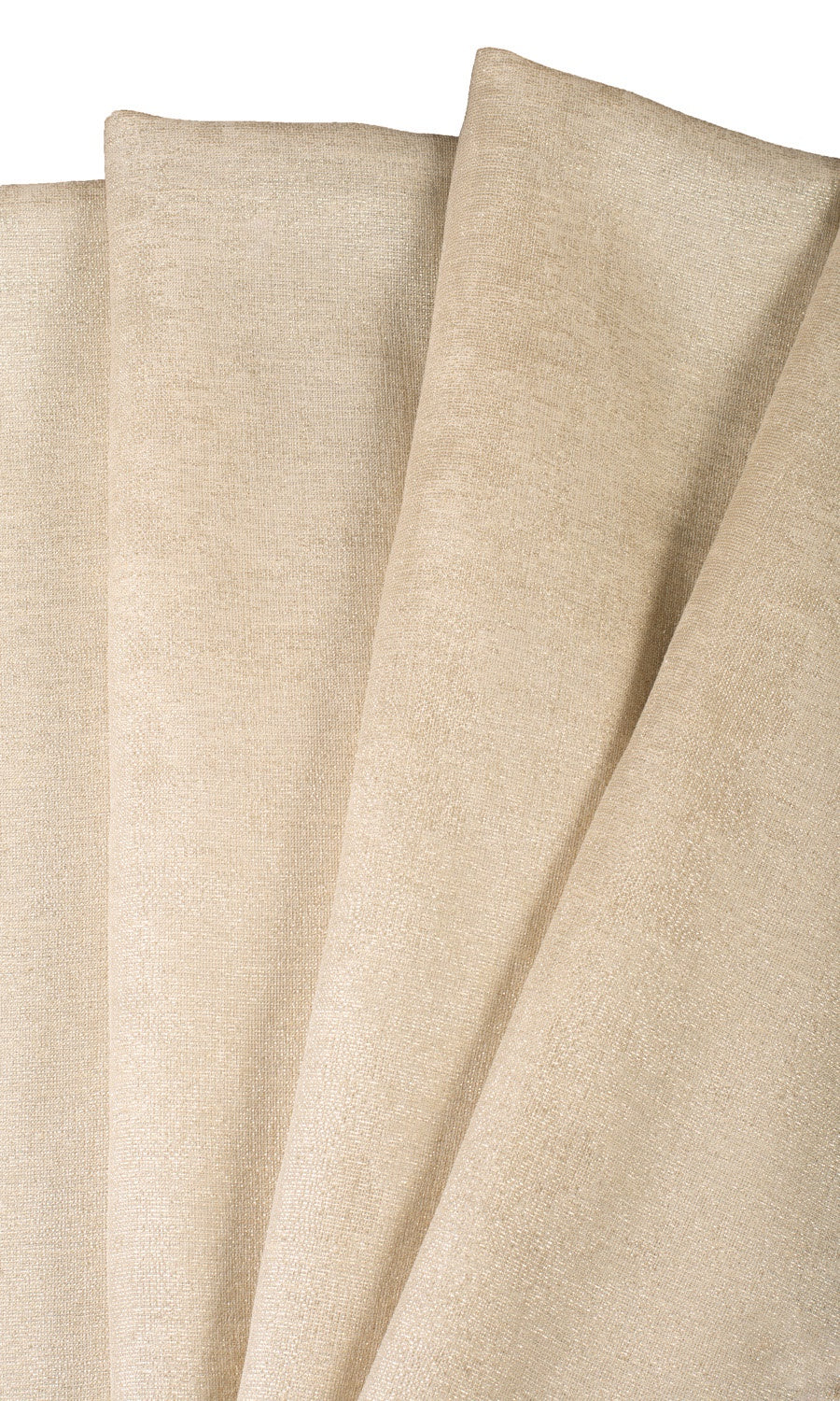 Plain Semi-Sheer Fabric Material By the Yard (Pale Beige)