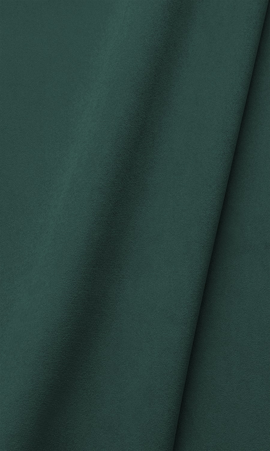 Velvet Window Treatments Fabric Sample (Peacock Blue/ Green)