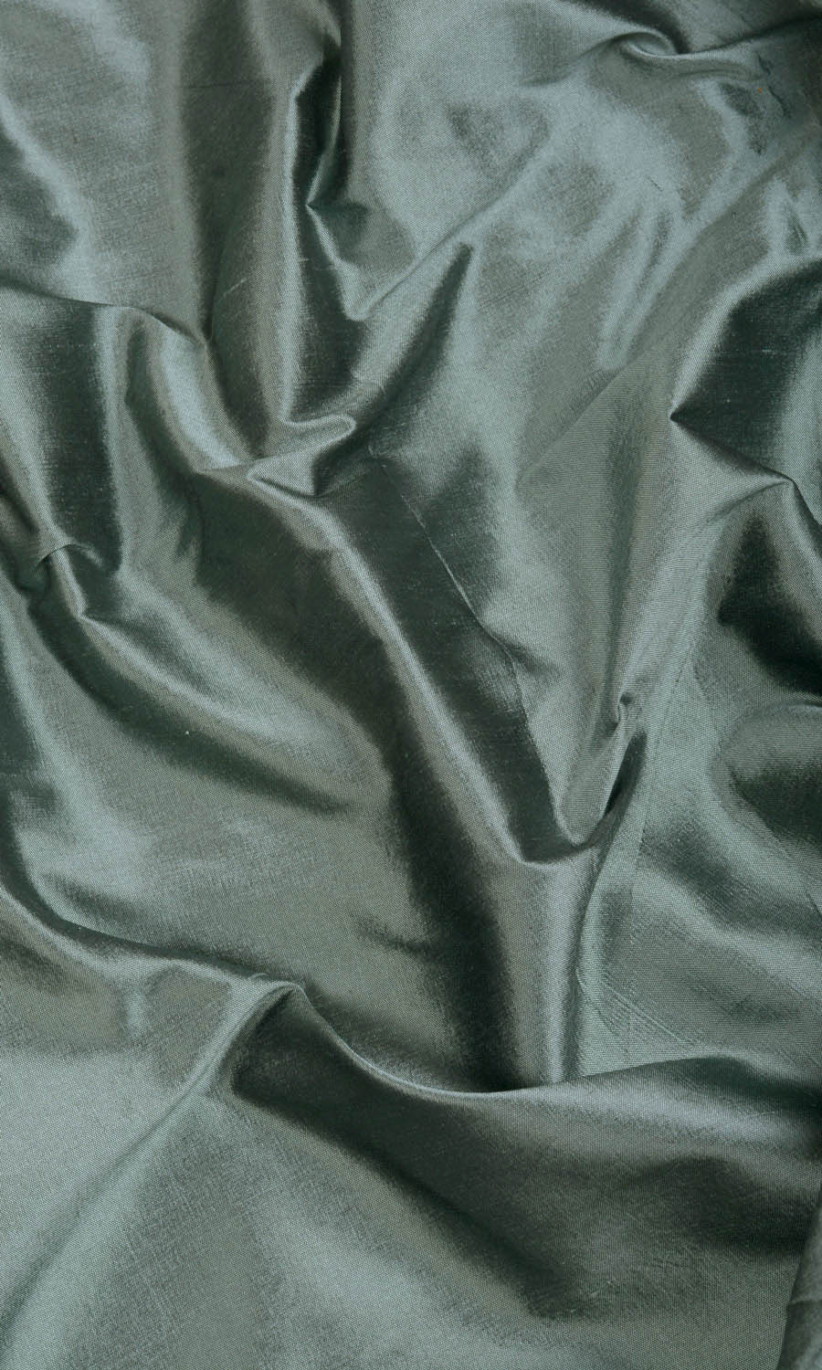 Shantung Silk Fabric Material By the Yard (Ocean/ Teal Blue)