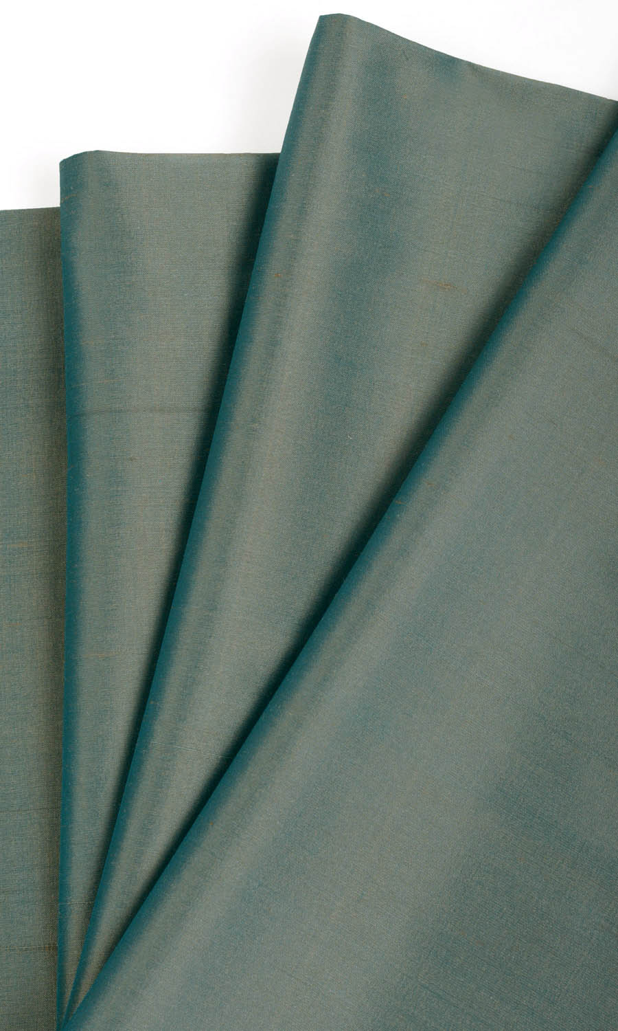 Shantung Silk Fabric Material By the Yard (Turquoise Blue)