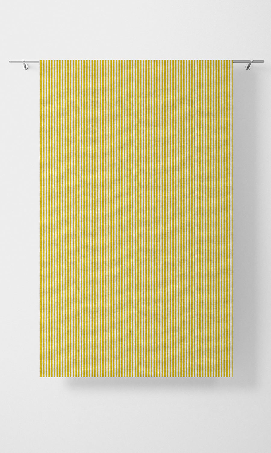 Striped Fabric Material By the Yard (Yellow)
